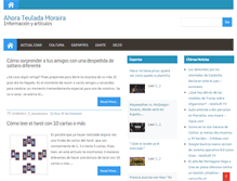 Tablet Screenshot of ahorateuladamoraira.es
